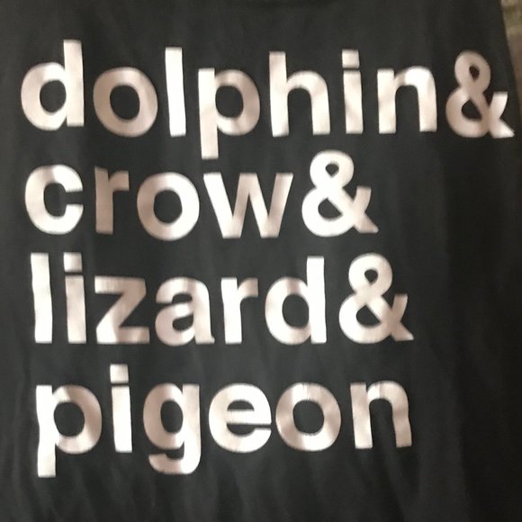 dolphin & crow & lizard & pigeon yoga tank - Picture 2 of 4